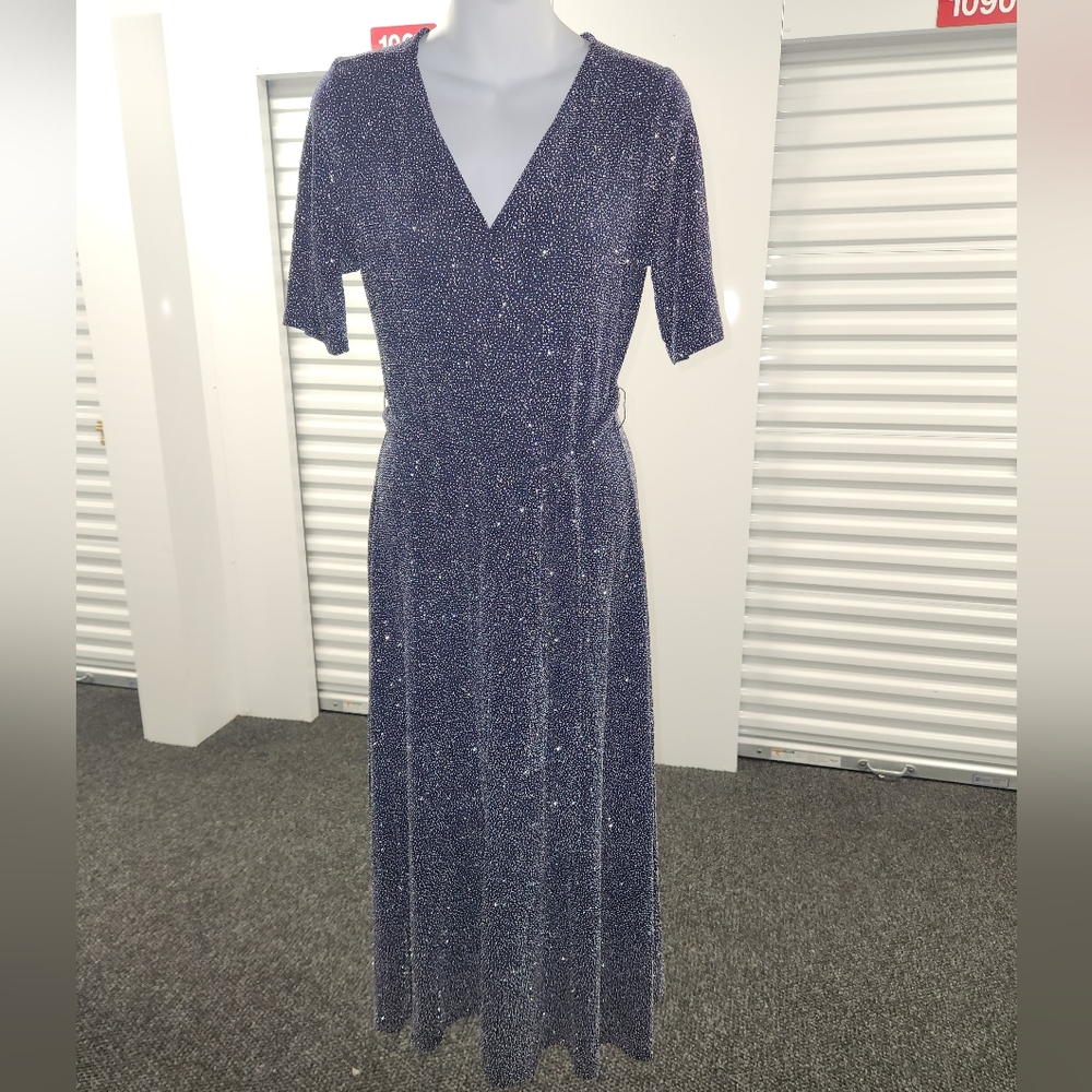 Navy Sparkle Dress